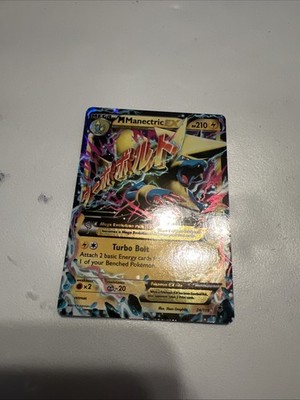 Pokémon M Manectric EX Turbo Bolt Trading Card Game