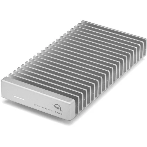 OWC Express 1M2 USB4 Portable NVMe M.2 External SSD Enclosure, Silver