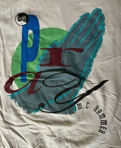 MC Hammer "We Pray" T-Shirt - 1990s - Size L - Stained