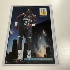 Vintage Alonzo Mourning “AM” Charlotte Hornets Promo Poster Card 4x6