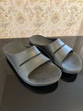 OOFOS OOahh Slide Sandal Black Recovery Men’s 8 Women’s 10 EU 41