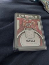 2019 Panini Prizm - Premier Jerseys Nick Bosa #PJ-NBO (MEM, RC)