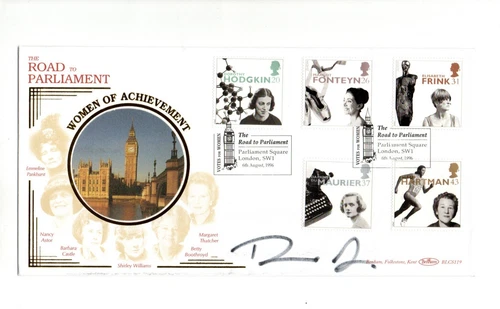 Theresa May “Women of Achievement" 1996 Signed Benham FDC British Prime Minister