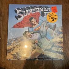 In Shrink Superman Iii Soundtrack Vinyl Lp Record Giorgio Moroder 1983 Near Mint
