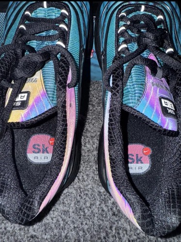 Nike Air Max Tailwind 5 Skepta Black Blue Chrome UK 8 - Picture 3 of 5