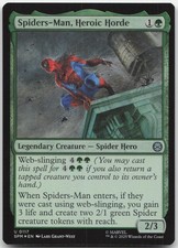 Spiders-Man, Heroic Horde 117 Marvel's Spider-Man Magic: The Gathering Foil NM