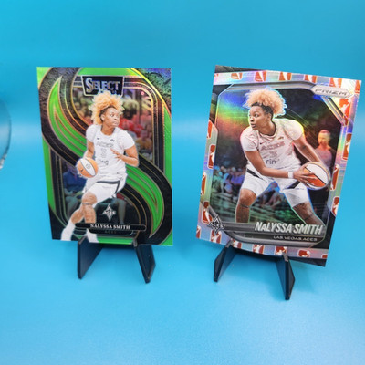 WNBA Nalyssa Smith Las /75green Vegas Aces 2025 6 card lot Select/Prizm Premier