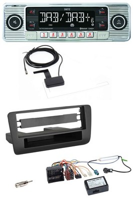 Dietz Bluetooth USB CAN-Bus DAB Autoradio für Audi A1 2010-2019 schwarz