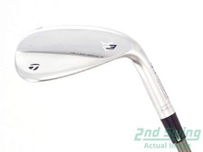 TaylorMade Milled Grind 3 Raw Chrome Wedge Lob LW 60° Graphite Stiff Right 34.75