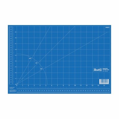 Revell Schneidmatte Cutting Mat L, Schneideunterlage für Modellbau, 45 x 30 cm