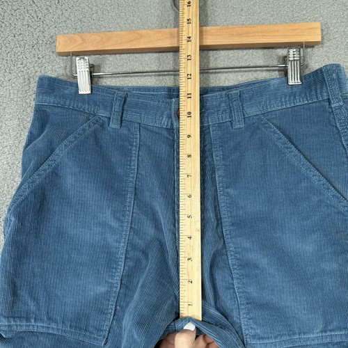 Patagonia Cord Utility Shorts Men 32 Blue Corduroy Organic Cotton 6" Surf Skater - Picture 8 of 13