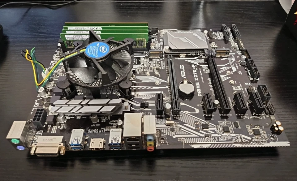 CPU PROCESSORE INTEL CORE i7-6700K + SCHEDA MADRE ASUS Z270-P + RAM DDR4 32GB - Immagine 2 di 3