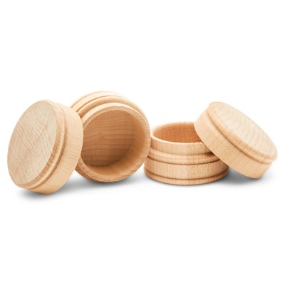 Mini Ring Box 1-5/8'', Unfinished Wood Jewelry Box for Crafts/Gift | Woodpeckers