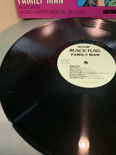 BLACK FLAG Family Man (EX) 1984 LP Vinyl PUNK Original U.S. Press SST RECORDS - Imagen 5 de 8
