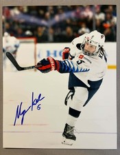 MEGAN KELLER AUTOGRAPH 8x10 PHOTO TEAM USA WOMENS HOCKEY #2