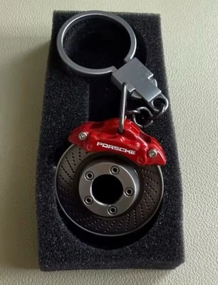 Porsche Caliper Keyring Metal GT3 GT4 911 Turbo GT3RS Gift Carrera 998 Cayman