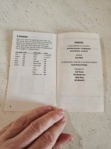 Libretto originale Tengen Pac Mania Sega Genesis OTTIMO - Foto 4 di 6