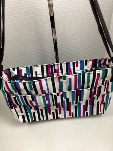 Kipling Medium Multicolor Stripe Crossbody Shoulder Bag Handtasche - Bild 6 von 14