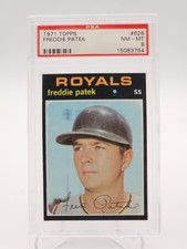 FREDDIE PATEK 1971 TOPPS BASEBALL #626 PSA 8 Q7113