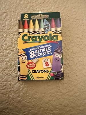 Crayola Crayons Retired Colors 8ct New