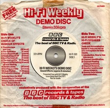 Hi-Fi Weekly's Demo Disc (Sound effects (approx 6 minutes)/HI-FI/Speakers Check