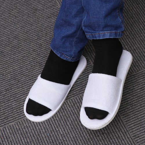 Half Bag of Slippers Disposable Non-woven for Travel Guest Indoor - Picture 6 of 12