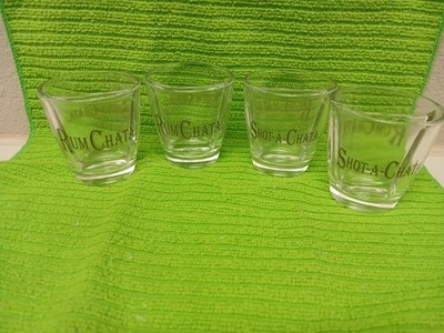 RUM CHATA Shot-A-Chata Divided Shot Bar Drink Glass (4)