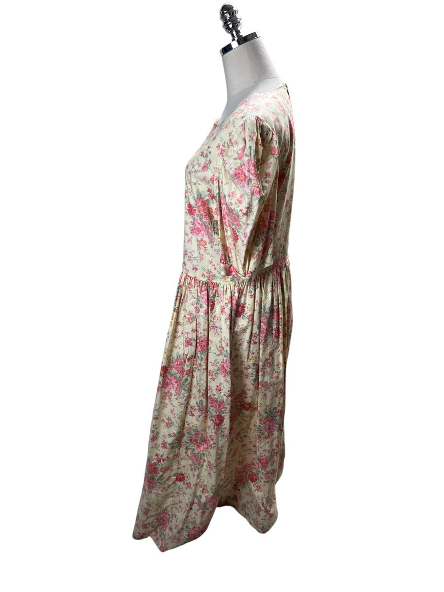 Vintage Laura Ashley Dress Women's Size 12 Cottage Core Chic