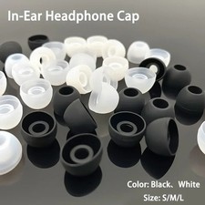 6 Pairs Replacement Silicone Ear Tips S M L for Earbuds Earphones Soft Cushions