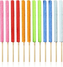 12Pcs Microfiber Fan Cleaning Brushes AC Vent Duster Sticks Car Window Blind Too