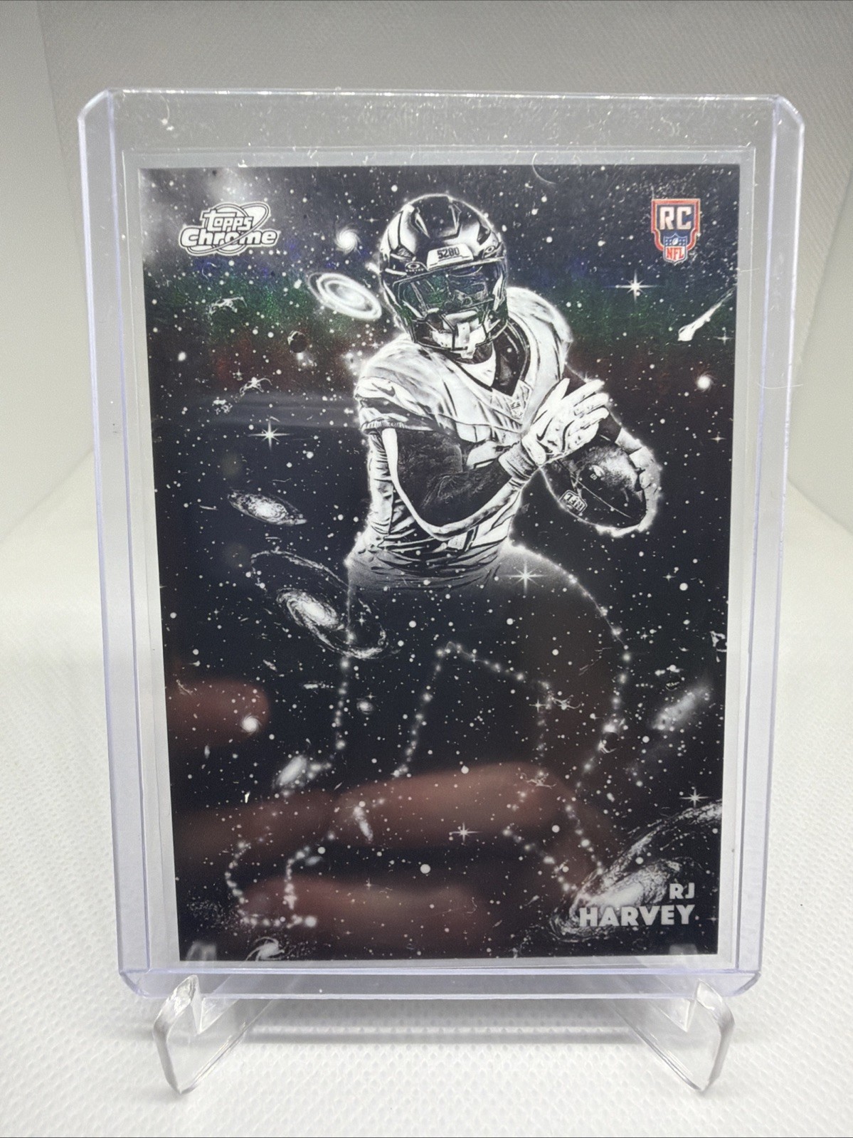 2025 Chrome Cosmic Football R.J. Harvey #BCV-64 Constellation