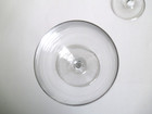 VTG Lenox Solitaire Platinum Rim Trim Wine Glasses Crystal  7" H   Set of 3  EUC — photo 8