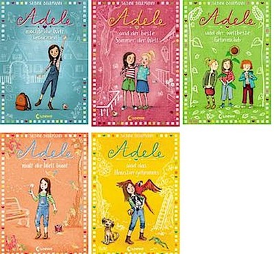 Die Adele-Reihe Band 1-5 plus 1 exklusives Postkartenset