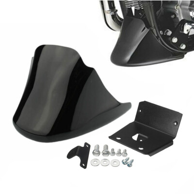 Gloss Black Front Spoiler Chin Fairing For Harley Forty