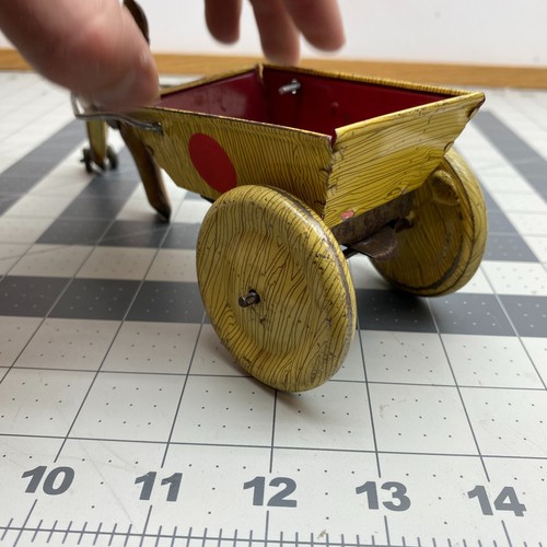 Vintage 1940's Marx Balky Mule with Cart Toy - Picture 7 of 16