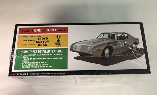 AMT MODEL KIT RETRO DELUXE 1963 STUDEBAKER AVANTI 1/25 FREE SHIP - Picture 3 of 5