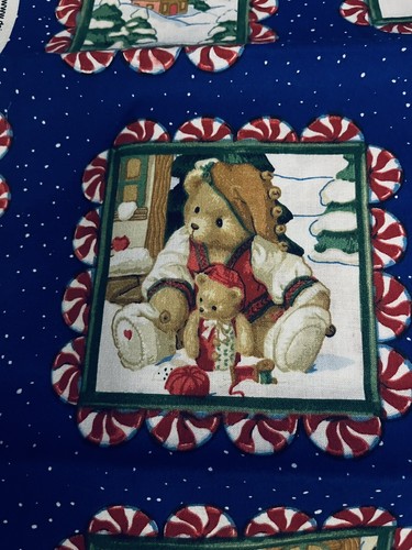 VTG `99 Daisy Kingdom & Enesco Cherished Teddies Christmas Patch #1657 44"X20" - Picture 4 of 15