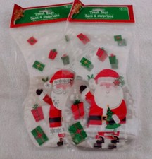 Christmas Santa Presents Treat Gift Bags Sacks 10" x 6" With Ties 30 Total