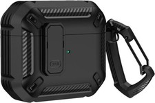 For 3rd Gen AirPods Protective ShockProof Case Premium PC  TPU Cover with Hook