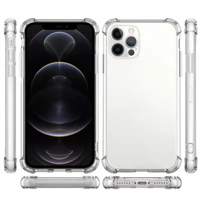 Für iPhone 14,13,12, S23, S22, S21 Klar Transparent Gel Silikon Stoßfeste Abdeckung