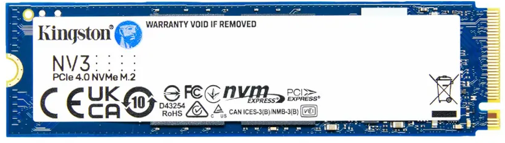 Kingston NV3 2TB M.2 NVMe PCIe 4.0x4 internalSSD SNV3S/2000G  