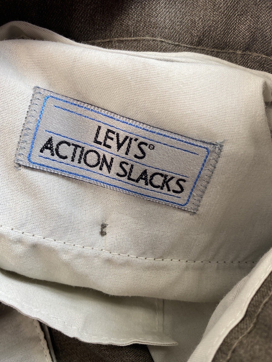 Levi Strauss Action Slacks Men 36x30 (34x29) Dress Pant