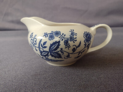 Vintage Blue Onion 8 oz Creamer Japan