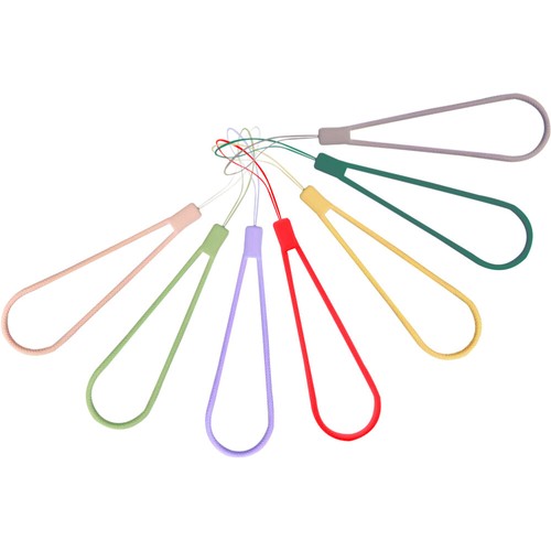 3 Count Braided Silicone Lanyard Phone Wrist Strap Anti Theft Wristlet - Zdjęcie 10 z 12