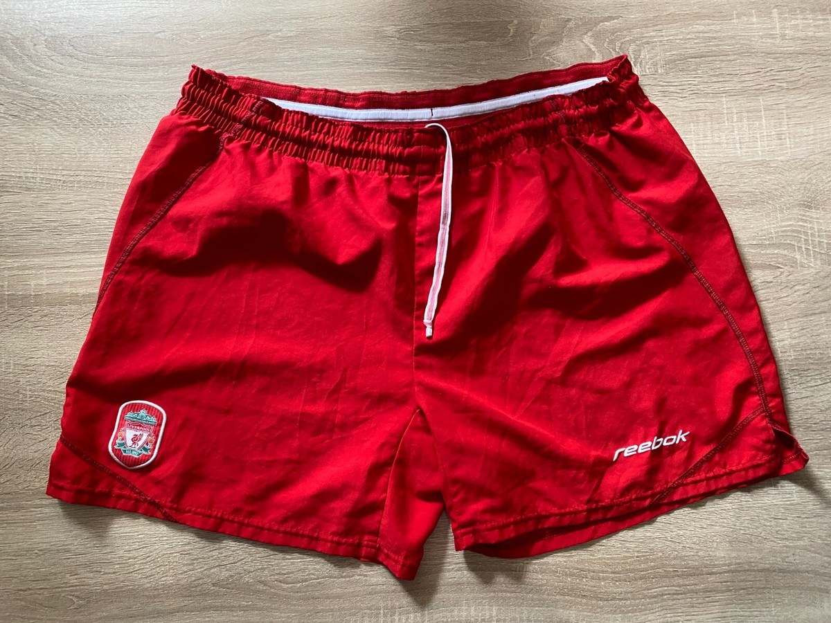 Reebok Liverpool – Rote Fußballshorts für Herren, Größe 2XL
