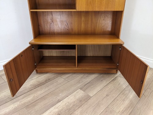 DISPLAY CABINET Vintage Portwood Teak Bookcase Cocktail Cupboard FREE DELIVERY - Picture 7 of 20