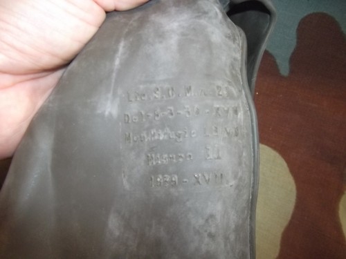 WW2 Italian Civilian Gas Mask Maschera Anti-gas uso ciivile UNPA Seconda Guerra - Foto 3 di 8