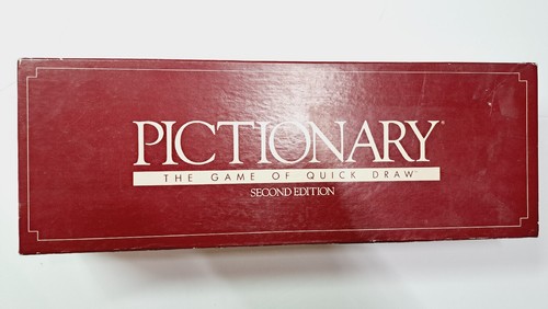 Vintage Pictionary Second Edition Board Game Quick Draw Red 1987 Complete/ Minty - Picture 4 of 7