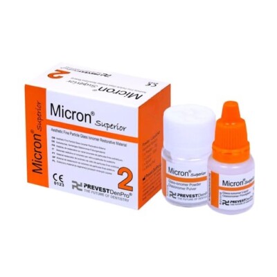 Micron Superior A3 Glass Ionomer Restorative Material, 15g Powder-10ml Liquid