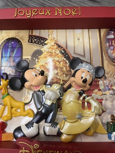 Marco de fotos de resina navideña vintage de Disneyland París Mickey Minnie D53 - Imagen 7 de 9